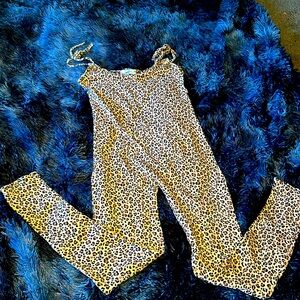 Small cheetah print jumpsuit